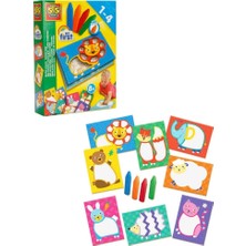 Timion Ilk Boyama Kalemlerim ve Hayvan Kartları