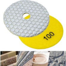 Titi 6551 Granit Mermer Taş Parlatma Polisaj Ped 100 mm - 100 Kum