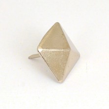 Pileli Store Pilelistore Febko Altın, Sarı Piramit Kabara Raptiye 24 mm - 10 Adet