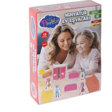 Timion ONY-407 Ahşap Minyatür Ev Eşyaları -Oyuncak