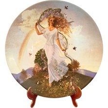 Limoges Porselen Dekor Tabağı - 24,5 cm Çapında