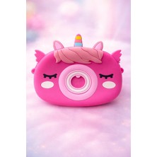 Joinkidz Unicorn Desenli Popit Oyuncaklı Silikon Kız Çocuk Mini Omuz Çanta