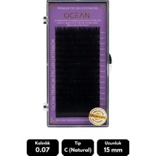 Ocean 0.07C Natural Kıvrım 13 mm Soft Eyelash Doğal Ipek Kirpik 16'lı