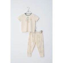 Sevim 70020 Unısex Çocuk Baskılı Pijama Takım