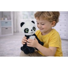 Oska Global Peluş Cam Gözlü Hayvanlar 25 cm - Panda (Lisinya)