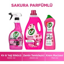 Cif Krem Sakura Sprey 750 ml X1 Cif Ultra Sprey Sakura 1025ML X1 Cif Zemin Temizleyici Sakura 2500ML