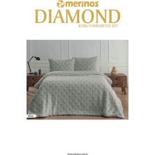 Merinos Dıamond 3 Parça Pietra Comforter Yorgan Seti