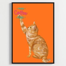Besay Good Morning Kedi Çocuk Odası Posteri–dekoratif 3lü Set A4 Çerçevesiz