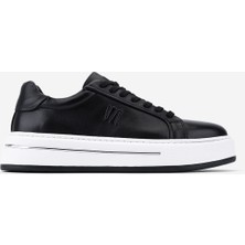 Valmenti Erkek Hakiki Deri Siyah Sneakers & Spor Ayakkabı 298 3258-8086 Erk Ayk Y26 Sıyah Dr