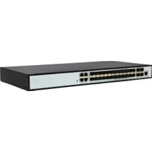 Longline LNG5710-28SX 28 Port Layer3 Gigabit Yönetilebilir Fiber Ethernet Switch (24XSFP + 4X10G Sfp | Yedek Güç ve Stack Desteği)