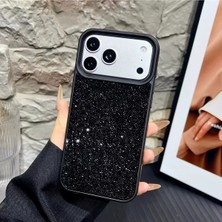 Aserimo Simli Iphone 15 Pro Maxile Uyumlu Premium Taşlı Kılıf