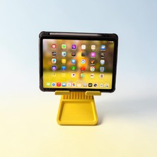Nozzle Works Tablet Standı Masaüstü Organizer – Tablet Tutucu ve Notluk Bölmeli Masa Düzenleyici