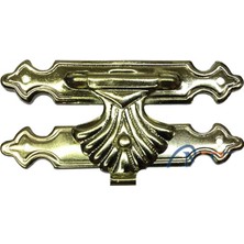 Pileli Store Pilelistore Kutu, Tavla Klipsi, Ön Kilidi No:4 - 62X32 Sarı, 100 Adet