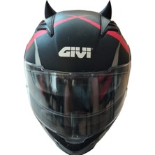 3D Fabrick Kask Boynuzu , Boynuzu Siyah 20 Adet