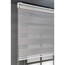 Bizden Perde Gri Mikro Pileli Zebra Stor Kaliteli Güneşlik Perdeler