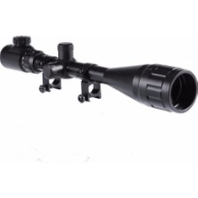 Oska Global 6-24X50 Aoe  Dürbünü Çift Işık Kırmızı,yeşil Kaynaklı Zoomlu ( Lisinya )