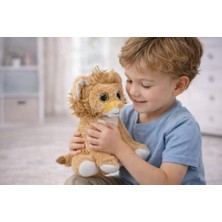 Oska Global Peluş Cam Gözlü Hayvanlar 25 cm - Aslan (Lisinya)
