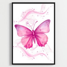 Besay Rüya Kelebekler Serisi Çocuk Odası Posteri–dekoratif 3lü Set A3 Çerçevesiz