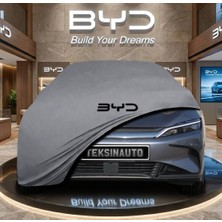 ULTRASHOP Byd Han (2022 -) Gri Kumaş Oto Branda Araca Özel Penye Araba Brandası Araç Örtüsü