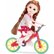 Oska Global Sevimli Bisikletli Kız - 53836-BİSİKLET (Lisinya)