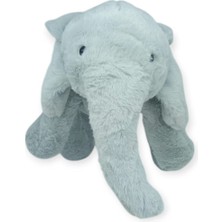 Oska Global Peluş Sevimli Hayvanlar 65 cm Uyku Arkadaşım Fil - Gri (Lisinya)