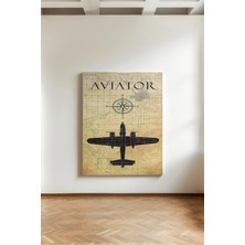 Kanvaspera Havacı Pilot - Kanvas Tablo