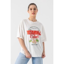 i8 Denim Baskılı T-Shirt