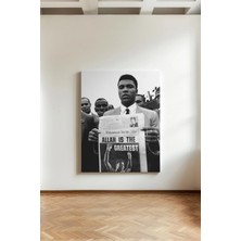 Kanvaspera Muhammet Ali Şampiyonun Azmi - Kanvas Tablo