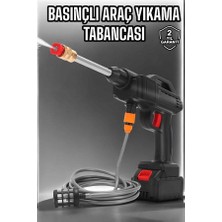 Oska Global Şarjlı Oto Yıkama Tabancası Su Basınçlı Hazneli Bataryalı - Lisinya