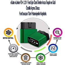 Vgate İcar Vgate Vlinker Fd+ Forscan Arıza Tespit ve Gizli Özellik Açma Cihazı/ Bluetooth 4.0 Ios Android Pc