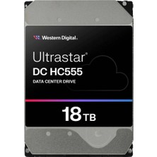 Wd Ultrastar, WUH722018CLE6L4, 3.5", 18TB, 512MB, 7200 Rpm, 7/24 Enterprise, Data Center-Güvenlik-Nas-Server, HDD (Dc HC555) (0B48723) (Türkiye Distribütörü Garantili)
