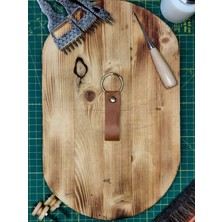 Balthazar Workshop Fia El Yapımı Crazy Hakiki Deri Anahtarlık