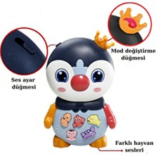 Oska Global Penguen Eğitici Bebek Piyanosu - Lacivert (Lisinya)