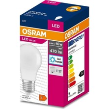Osram 4,9W LED Value Beyaz Işık E-27 Mini LED Ampul 5 Adet
