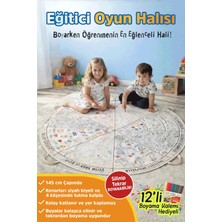 Bagg Eğitici Oyun Halısı Silinebilir Boyama Matı Doğum Günü Hediyesi Kreş Aktivite Zemin