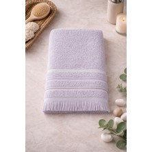 Baveno Home Pamuklu Saçaklı 65X130 cm Yumuşak Renkli Ev & Otel Havlusu Baveno