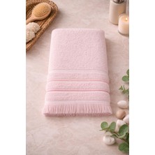 Baveno Home Pamuklu Saçaklı 65X130 cm Yumuşak Renkli Ev & Otel Havlusu Baveno
