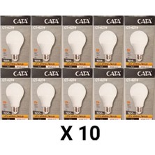 Cata 15 Watt LED Ampul Beyaz 6400K  10 Adet CT-4274