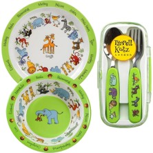 Tyrrell Katz Melamin Mama Kasesi - Mama Tabağı - Kutulu Çatal Kaşık Seti // Jungle