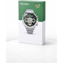 Hainoteko Amoled Ekran Akıllı Saat Çelik Kordon Suya Dayanıklı Premium Tasarım