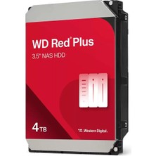 Wd Red Plus Nas 4tb 3.5'' 5400RPM Sata (WD40EFZZ)