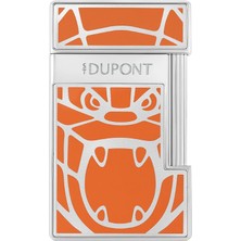 S.t. Dupont Orlinski Series Slimmy Turuncu Gümüş Puro Çakmağı 28063