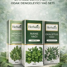 Çare Burada Zihinsel Berraklık ve Odak Dengeleyici Yağ Seti (Adaçayı Yağı & Nane Yağı & Okaliptüs Yağı)