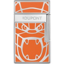 S.t. Dupont Orlinski Series Biggy Turuncu Gümüş Puro Çakmağı 25063