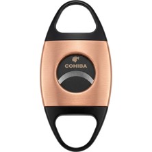 Cohiba Bronz Siyah Metal Puro Makası Kesici Renkli Şık Hediye Seçeneği ile Klasik Tasarım