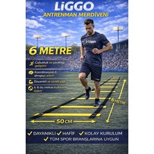 Liggo Antrenman Merdiveni 6 Metre 15 Çubuklu İdman Merdiveni