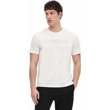 Jack & Jones Lumberjack Mlulrıch 11ID1-100  Fx On Kabartma Baskılı Kısa Kol  Tshırt