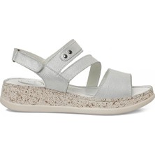 Polaris 5 Nokta 105790.Z6FX Beyaz Kadın Comfort Sandalet