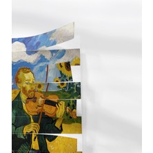 HENNO Van Gogh Temalı 6 Sayfalık Mini Washi Bant Sticker Seti – Ajanda / Bullet Journal Uyumlu