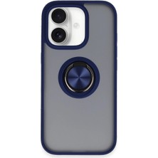 16 Kılıf Montreal Yüzüklü Kapak - Lacivert